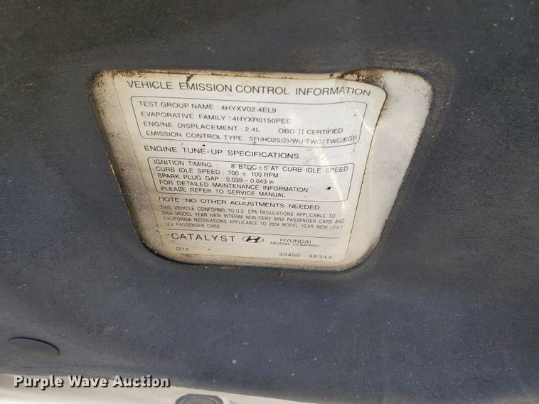 image for item DI5002 2004 Hyundai Sonata