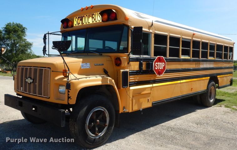 image for item DI6661 1996 Chevrolet Blue Bird  school bus