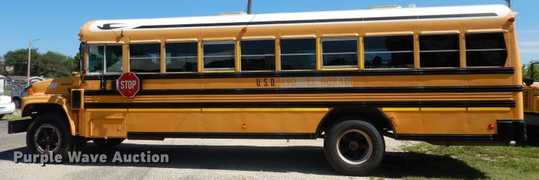 image for item DI6661 1996 Chevrolet Blue Bird  school bus