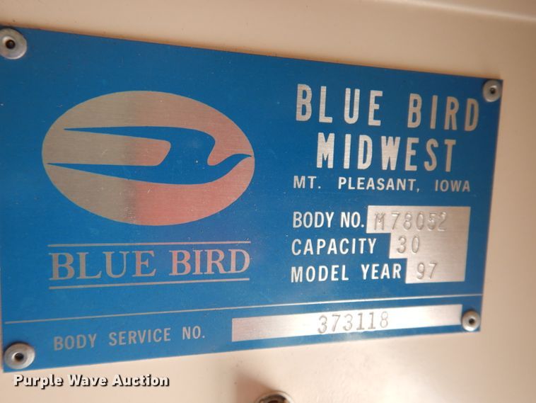 image for item DI6661 1996 Chevrolet Blue Bird  school bus