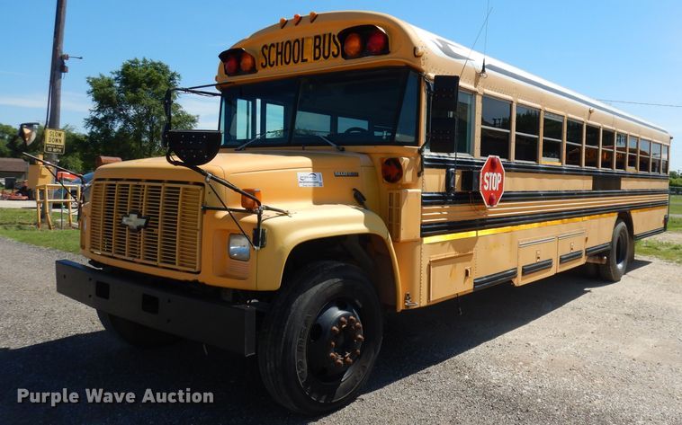 image for item DI6662 1996 Chevrolet Blue Bird  school bus