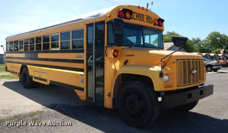image for item DI6662 1996 Chevrolet Blue Bird  school bus