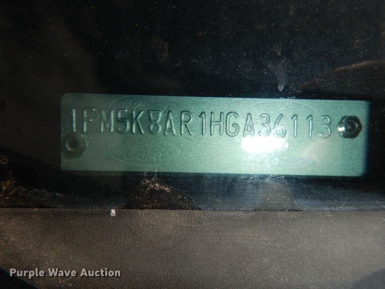 image for item DI6722 2017 Ford Explorer Police Interceptor  SUV