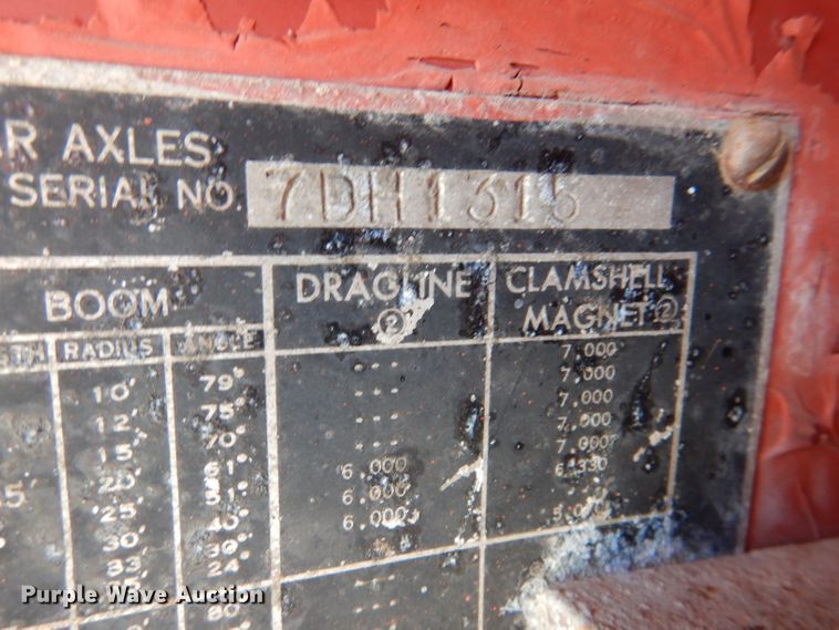 image for item DL8930 1966 Link Belt HC78A  truck crane