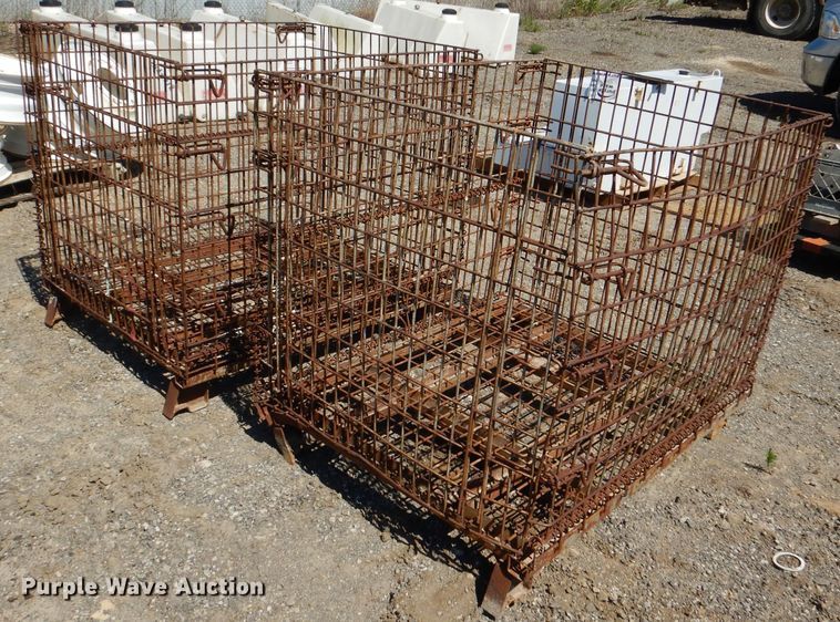 image for item DL8931 (17) collapsible wire containers