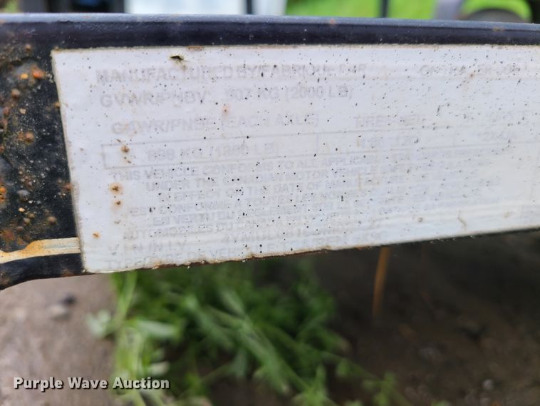 image for item DN5661 2013 Carr  utility trailer