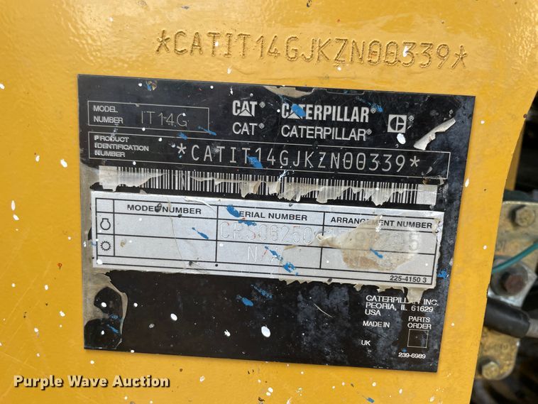 image for item IC9338 2004 Caterpillar IT14G  wheel loader