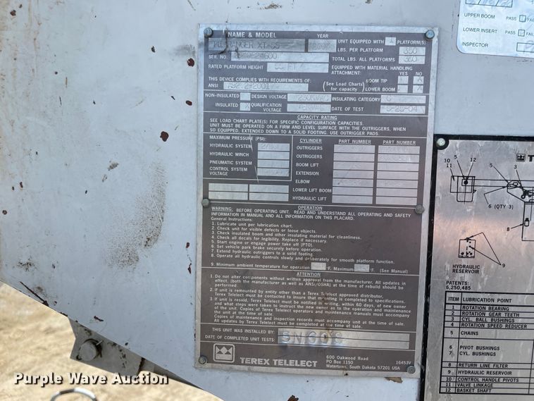 image for item IC9342 2005 Ford F750  bucket truck