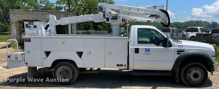 image for item IC9343 2008 Ford F550  bucket truck