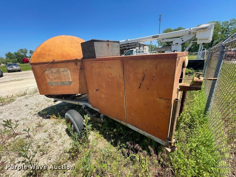 image for item IC9344 Flexible Seweroder  sewer rodder trailer