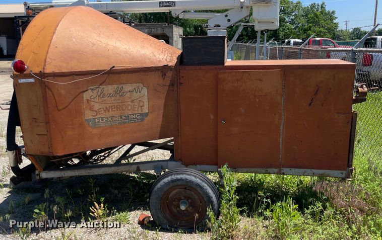 image for item IC9344 Flexible Seweroder  sewer rodder trailer