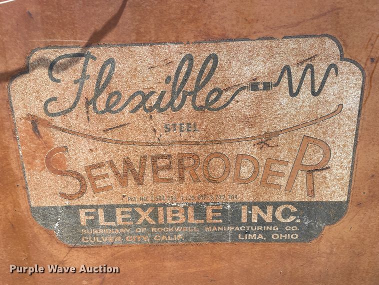 image for item IC9344 Flexible Seweroder  sewer rodder trailer