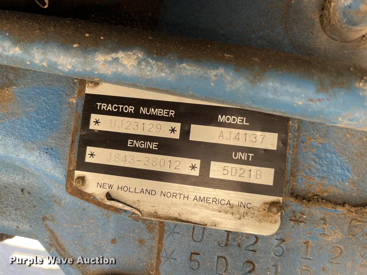 image for item IC9347 New Holland AJ4137  MFWD tractor