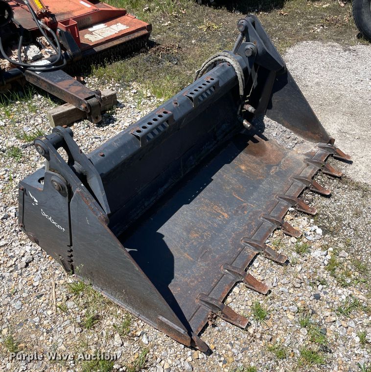 image for item IC9349 Bobcat 60 COMB  four-in-one skid steer bucket
