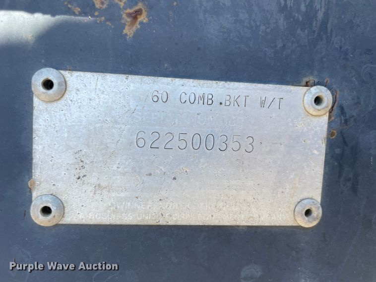 image for item IC9349 Bobcat 60 COMB  four-in-one skid steer bucket