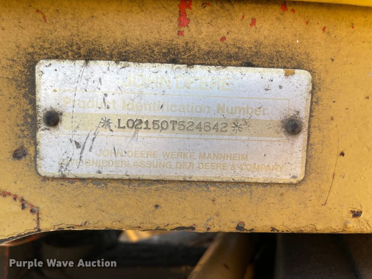 image for item IC9350 1984 John Deere 2150  tractor