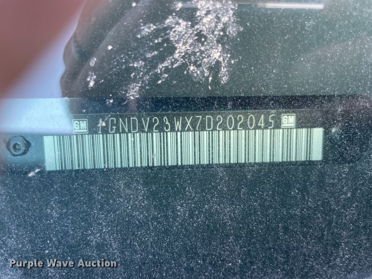 image for item IC9412 2007 Chevrolet Uplander  van