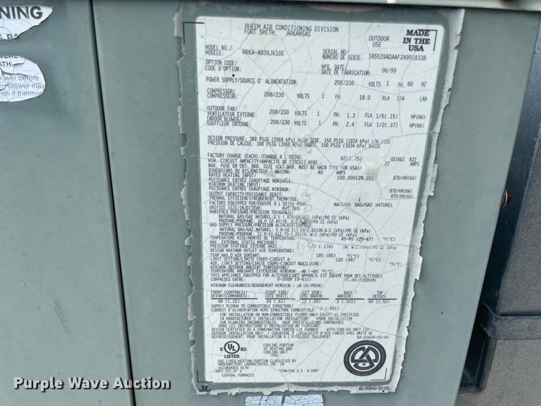 image for item IC9451 Air conditioning unit