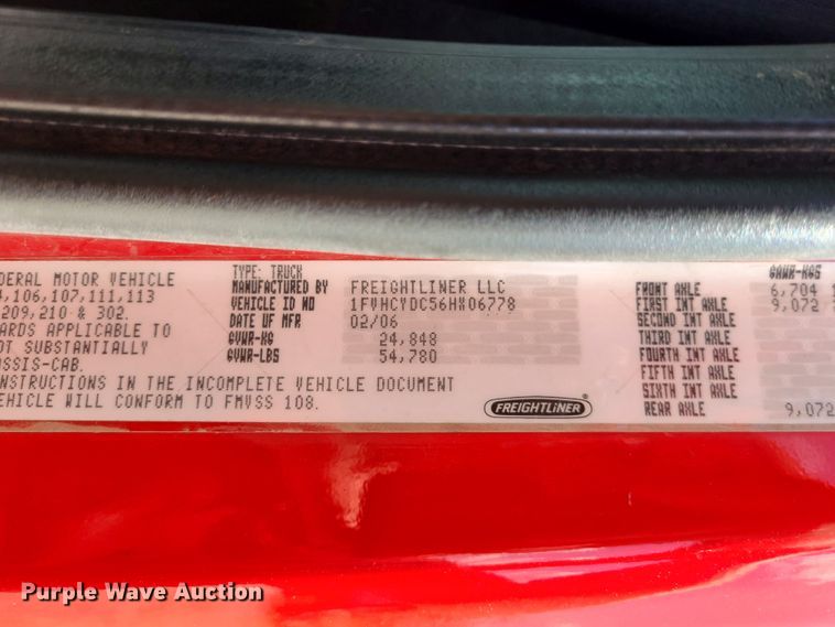 image for item IC9766 2006 Freightliner M2 106  dump truck