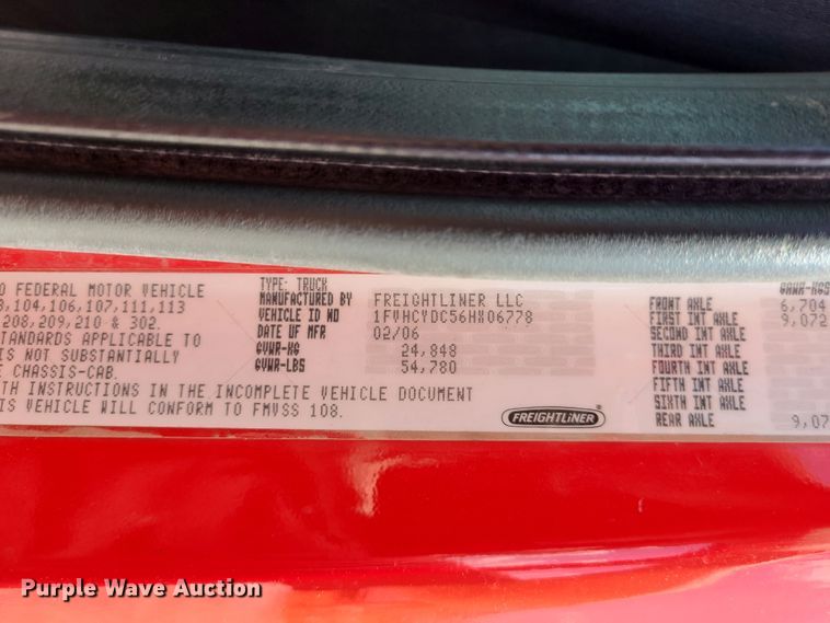 image for item IC9766 2006 Freightliner M2 106  dump truck