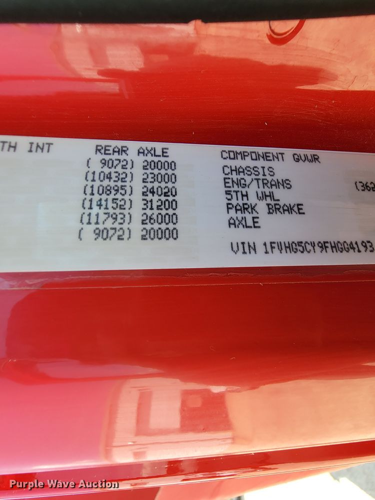 image for item IF9814 2015 Freightliner 108SD  dump truck