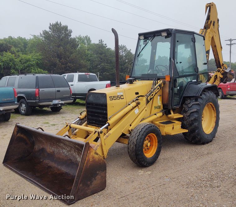 image for item IK9315 Ford 555C  backhoe