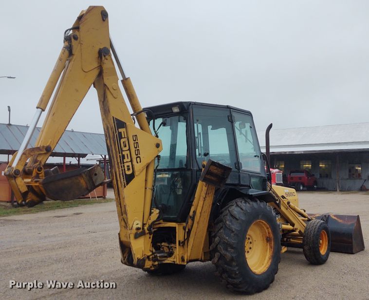 image for item IK9315 Ford 555C  backhoe