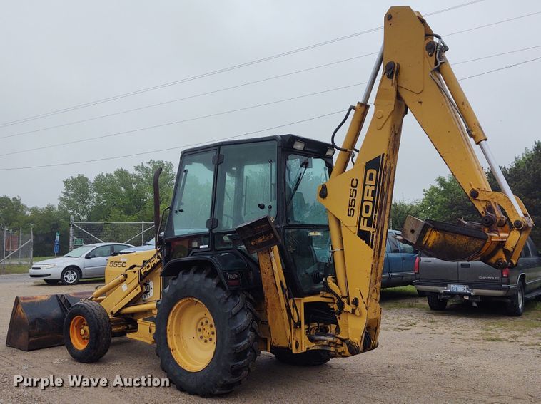 image for item IK9315 Ford 555C  backhoe