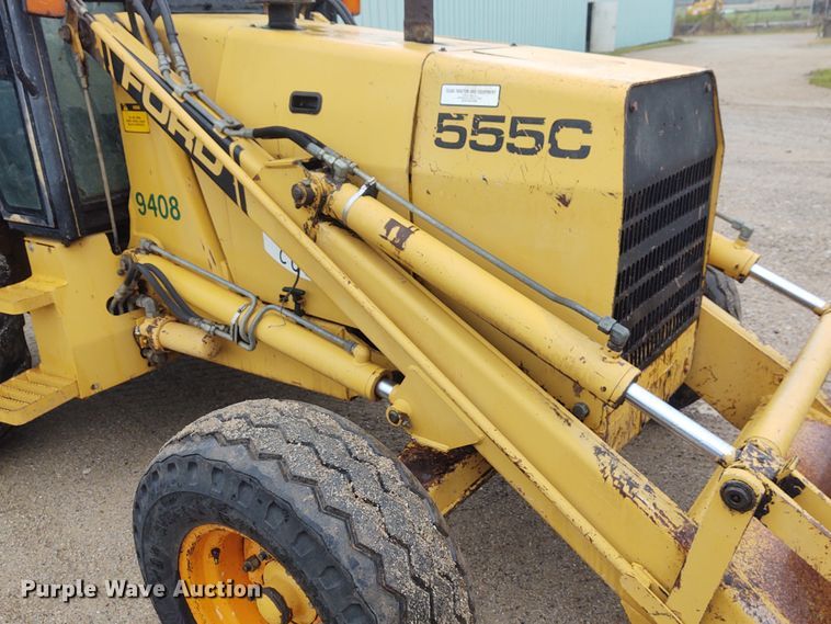 image for item IK9315 Ford 555C  backhoe