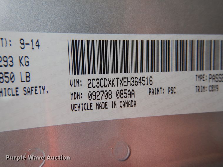 image for item IL9469 2014 Dodge Charger Police