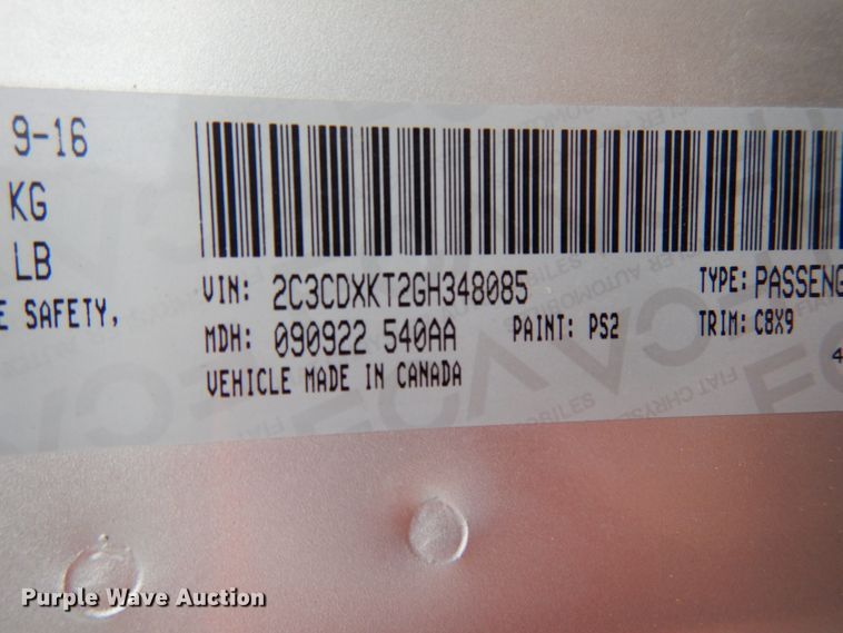 image for item IL9470 2016 Dodge Charger Police