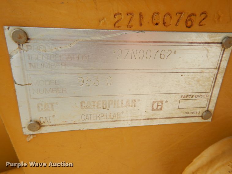 image for item IL9492 1997 Caterpillar 953C  track loader