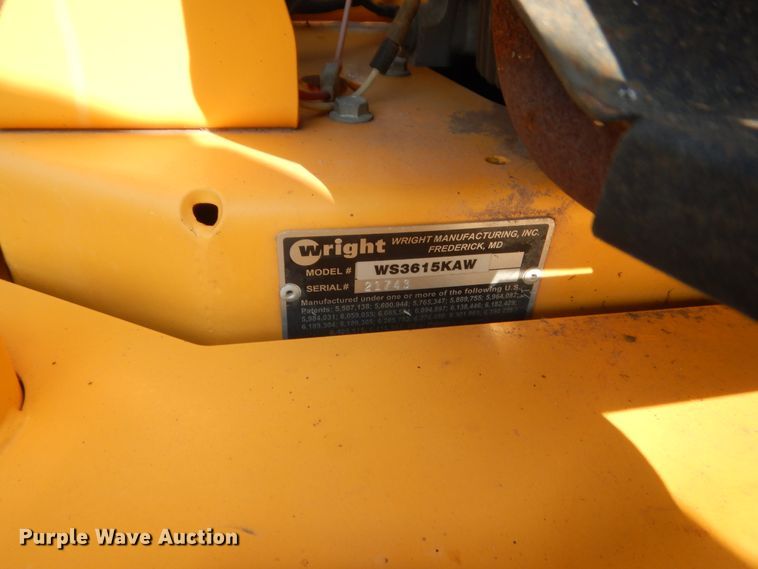 image for item IP9934 Wright WS1S35KAW  ZTR lawn mower