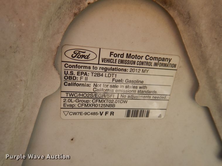 image for item IQ9542 2012 Ford Transit Connect  van