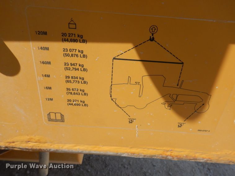 image for item IQ9602 2010 Caterpillar 140M  VHP motor grader