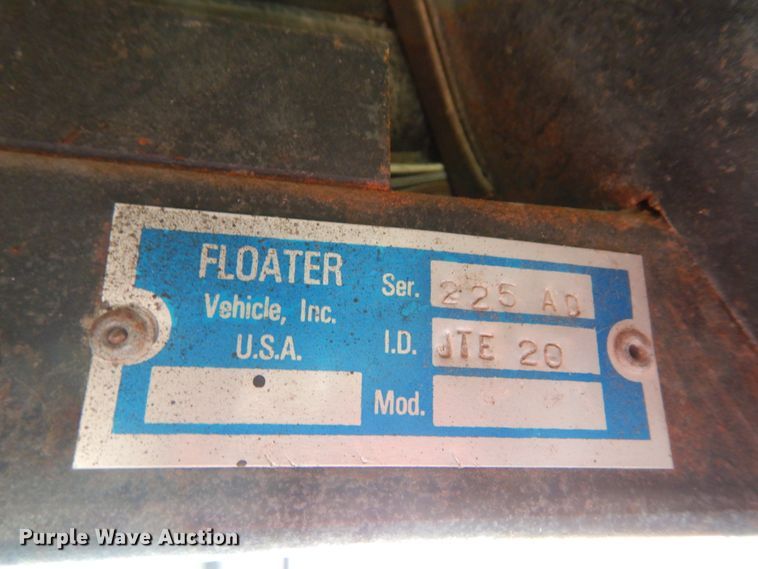 image for item IT9130 1991 Off Road Floater 4030HD  water wagon