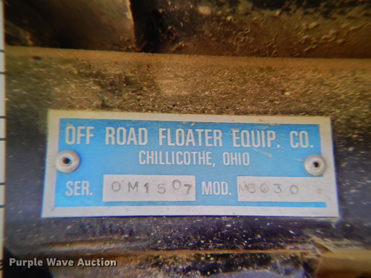 image for item IT9131 2006 Off Road Floater M6030  water wagon