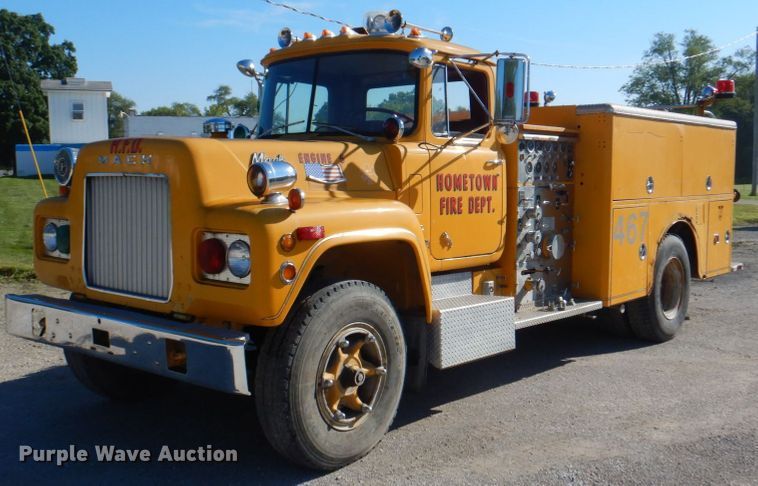 1972 Mack R600 pumper fire truck in Braymer, MO | Item JY9909 sold ...