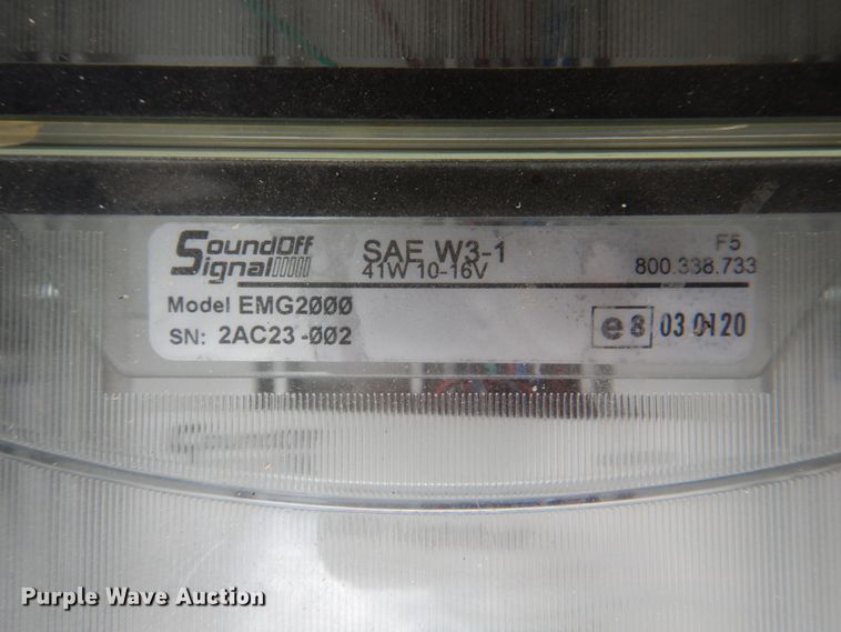 image for item JY9937 Sound Off Signal EMG2000 light bar