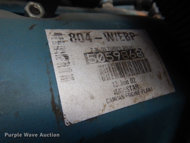 image for item JY9953 2003 International 3800  school bus