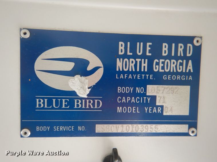 image for item JY9953 2003 International 3800  school bus