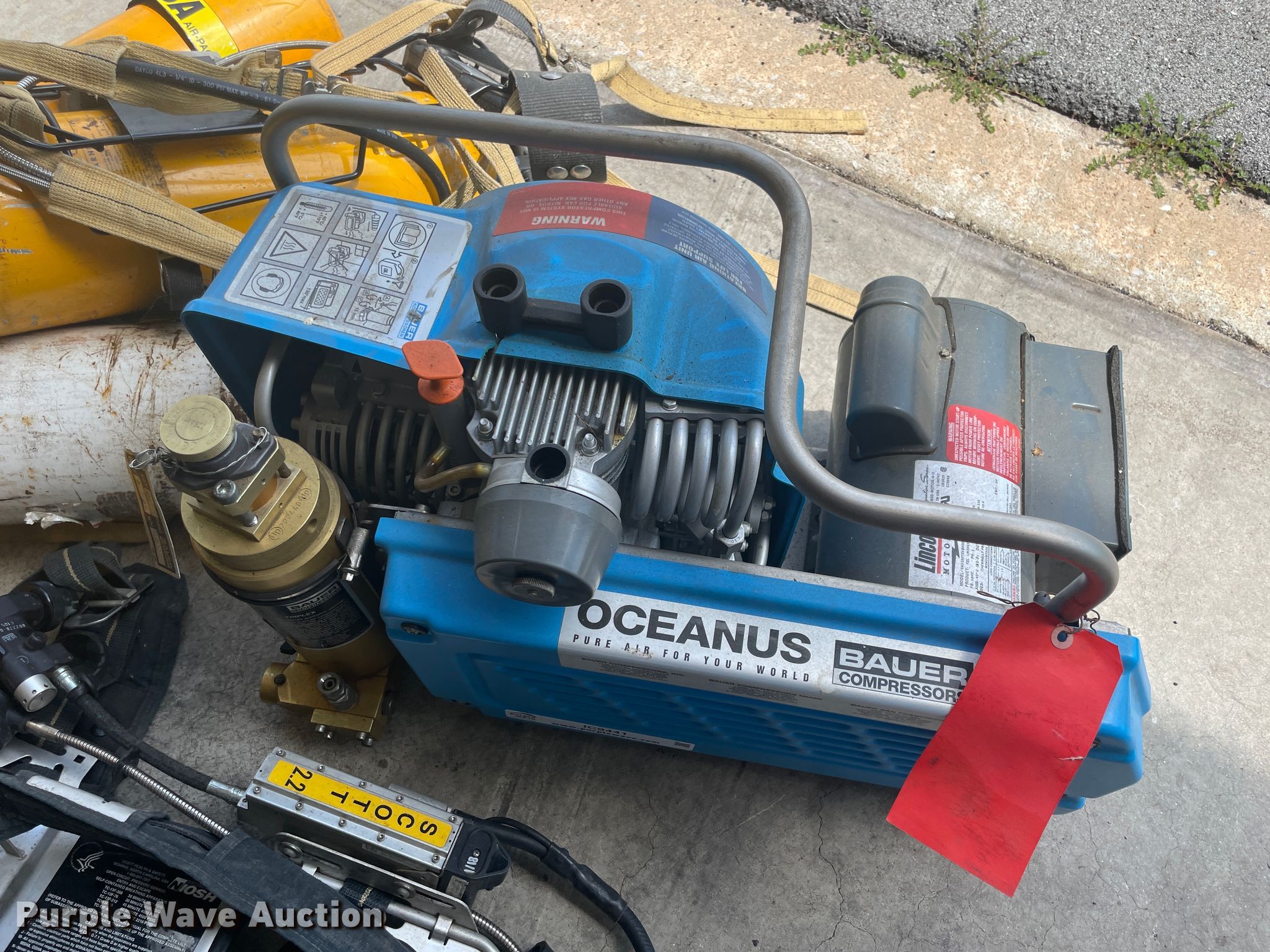 Bauer Oceanus air compressor in Langley, OK Item IC9441 for sale