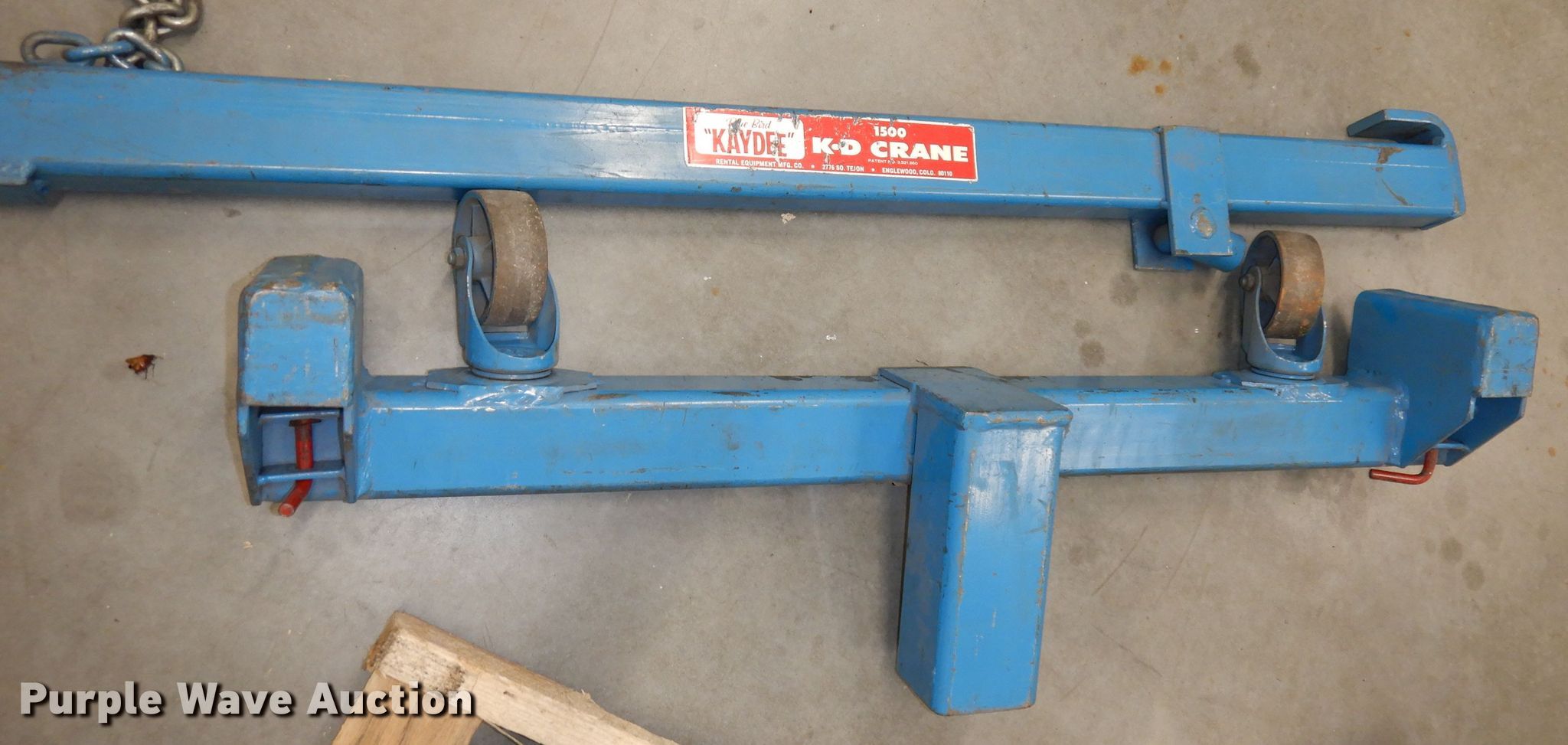 Blue Bird Kaydee KD1500 engine hoist in Manhattan, KS Item IW9774