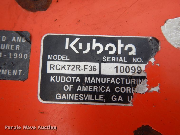 image for item DC2062 Kubota F3680  lawn mower