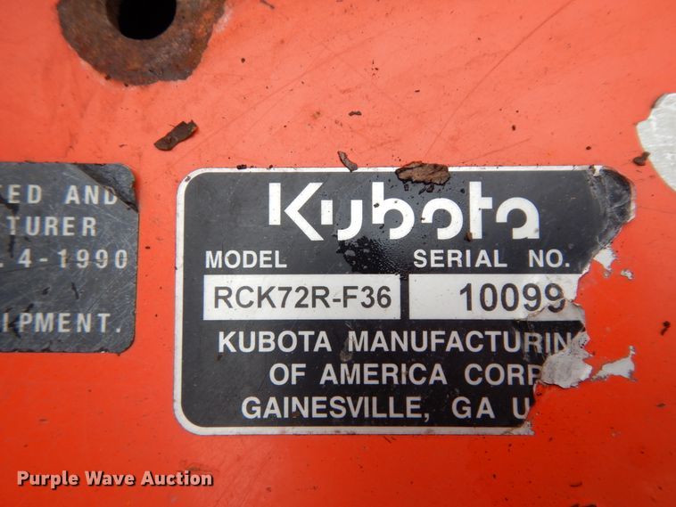 image for item DC2062 Kubota F3680  lawn mower