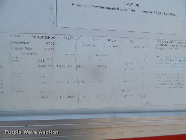 image for item DI5663 2009 Cargo UVW-23  enclosed cargo trailer