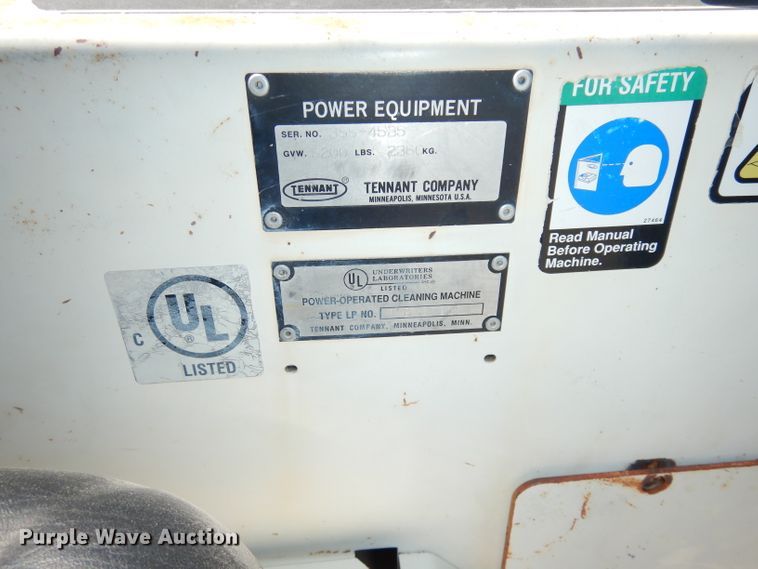 image for item DI6689 Tennant 355 sweeper