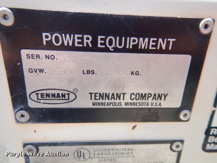 image for item DI6689 Tennant 355 sweeper