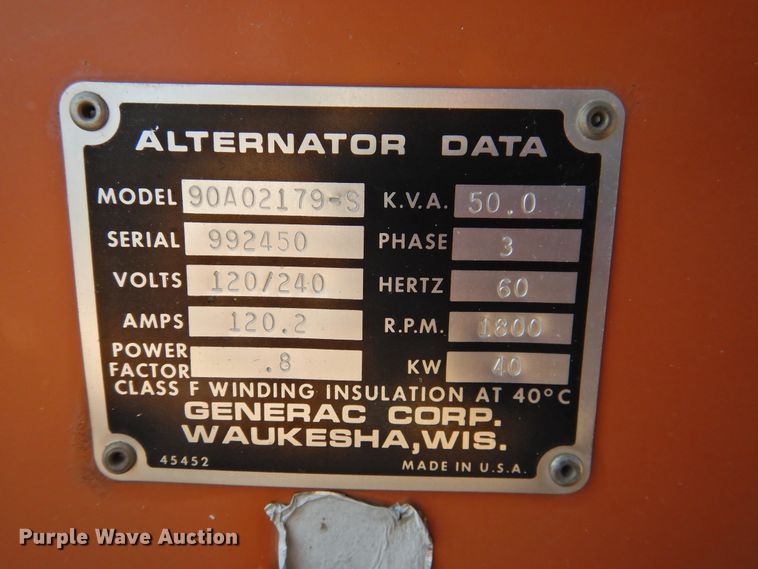 image for item DK2237 Generac  generator