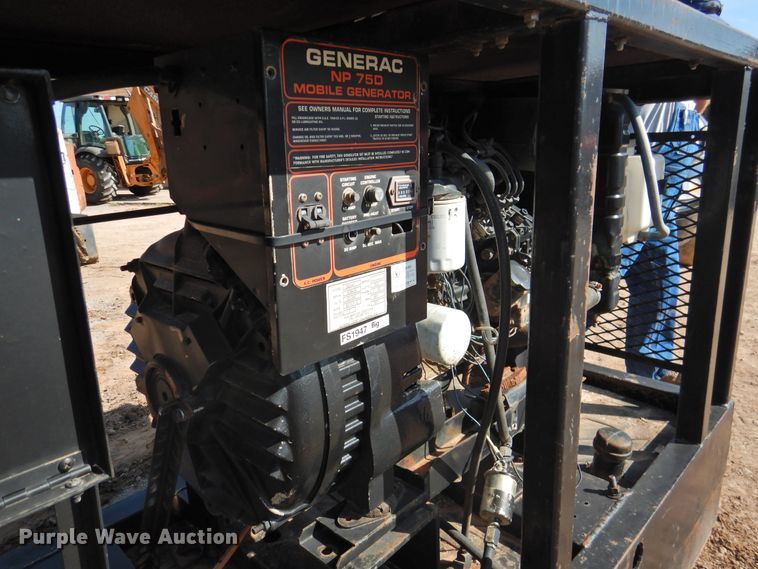 image for item DK2239 Generac NP75D  generator